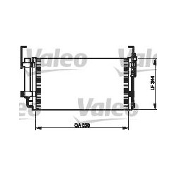 Kondensatorius, oro kondicionierius VALEO 818198
