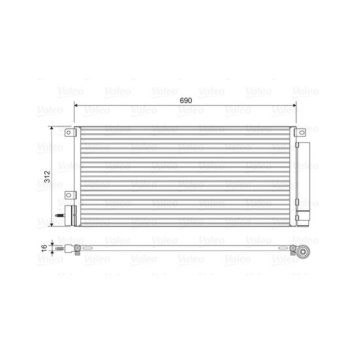 Kondensatorius, oro kondicionierius VALEO 822576