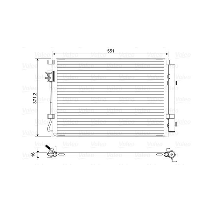 Kondensatorius, oro kondicionierius VALEO 822581