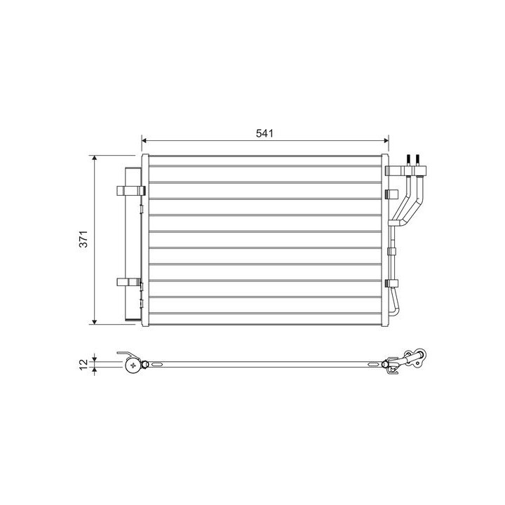 Kondensatorius, oro kondicionierius VALEO 822582