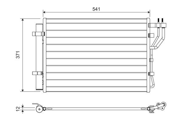 Kondensatorius, oro kondicionierius VALEO 822582