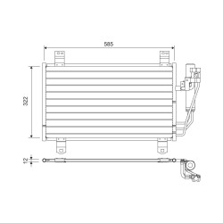 Kondensatorius, oro kondicionierius VALEO 822589