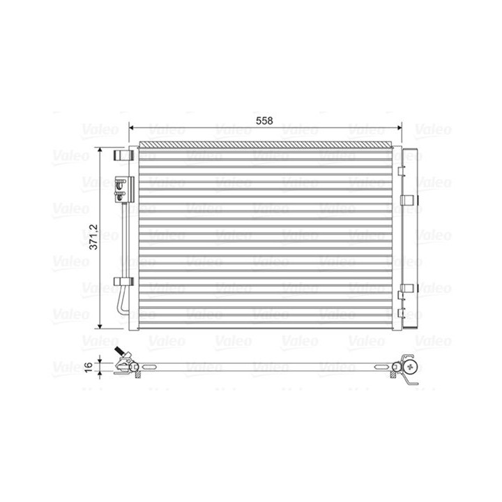 Kondensatorius, oro kondicionierius VALEO 822597