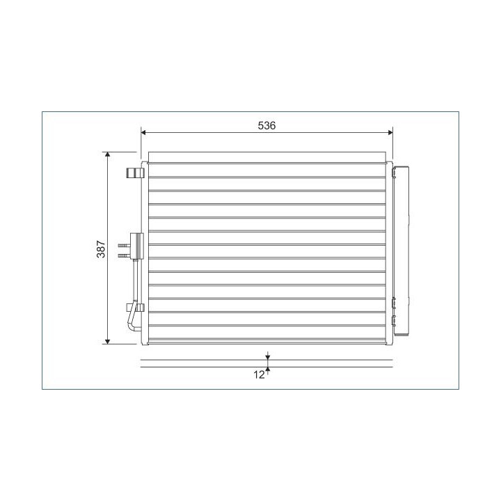 Kondensatorius, oro kondicionierius VALEO 822598
