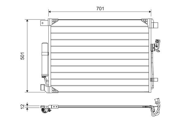 Kondensatorius, oro kondicionierius VALEO 822605