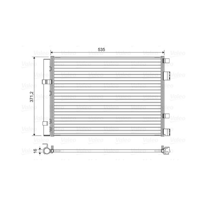 Kondensatorius, oro kondicionierius VALEO 822610