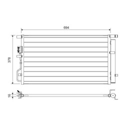 Kondensatorius, oro kondicionierius VALEO 822614