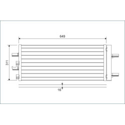 Kondensatorius, oro kondicionierius VALEO 822615