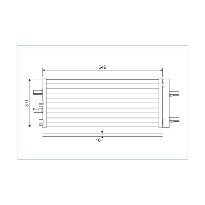 Kondensatorius, oro kondicionierius VALEO 822615