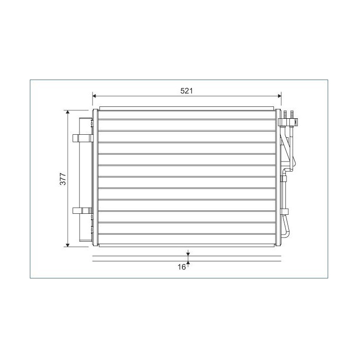 Kondensatorius, oro kondicionierius VALEO 822624