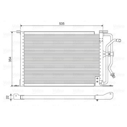Kondensatorius, oro kondicionierius VALEO 822627