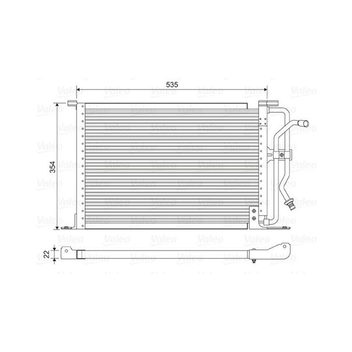Kondensatorius, oro kondicionierius VALEO 822627