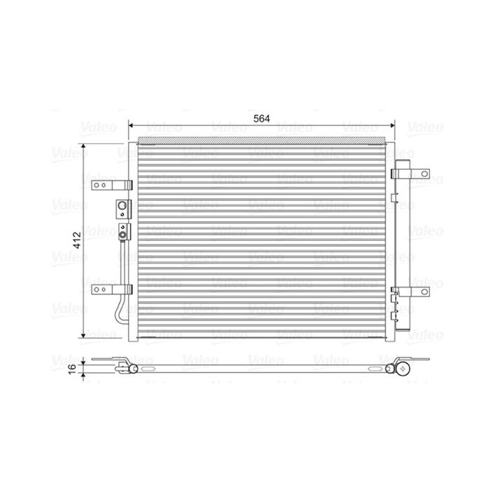 Kondensatorius, oro kondicionierius VALEO 822628