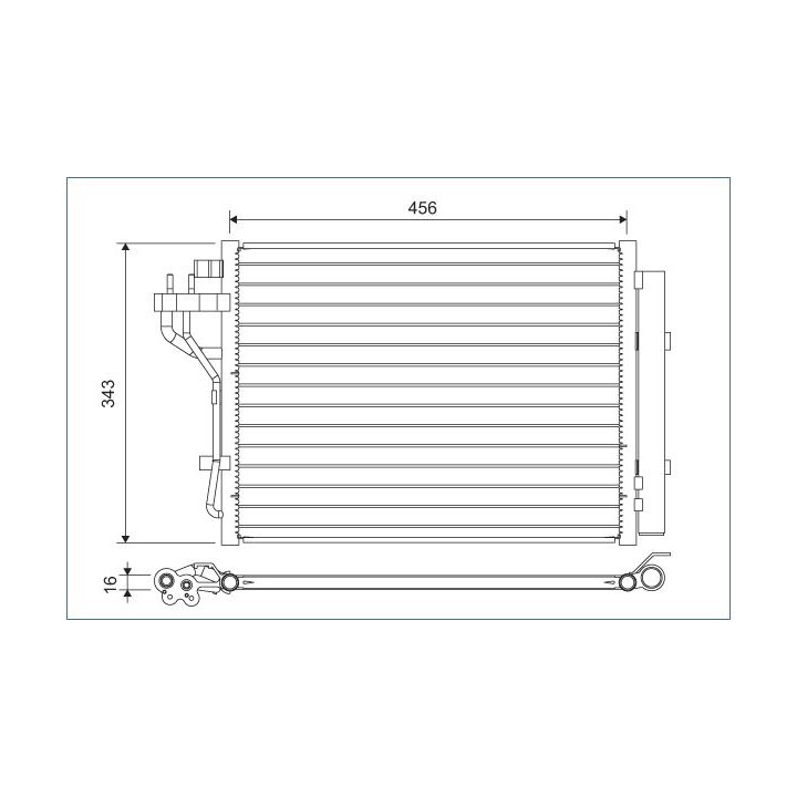 Kondensatorius, oro kondicionierius VALEO 822629