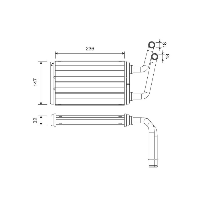 šilumokaitis, salono šildymas VALEO 811528