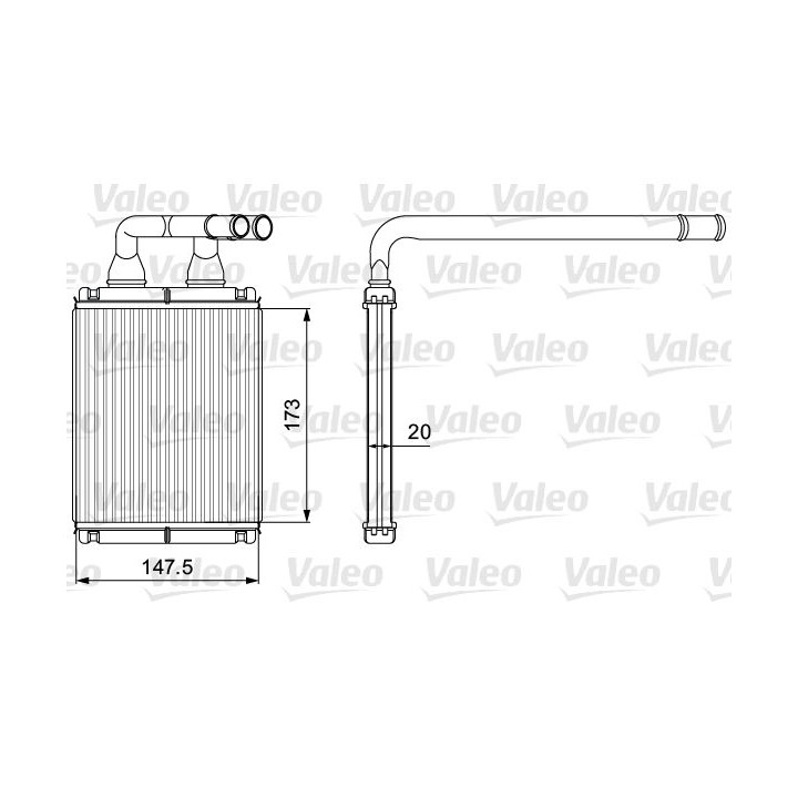 šilumokaitis, salono šildymas VALEO 811540