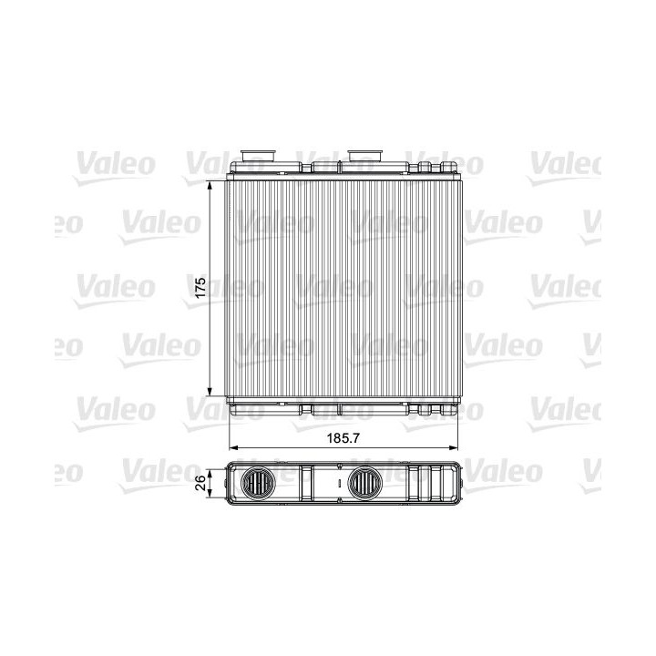 šilumokaitis, salono šildymas VALEO 811543