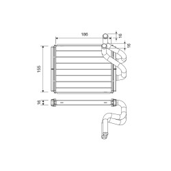 šilumokaitis, salono šildymas VALEO 811555
