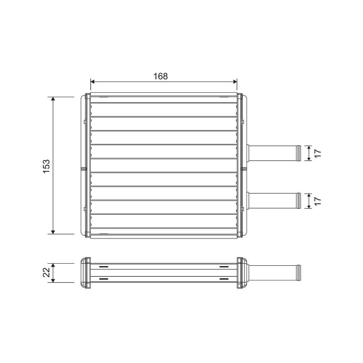 šilumokaitis, salono šildymas VALEO 811572
