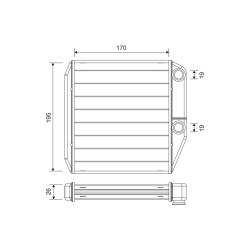 šilumokaitis, salono šildymas VALEO 811600
