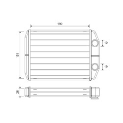 šilumokaitis, salono šildymas VALEO 811622