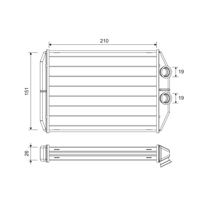 šilumokaitis, salono šildymas VALEO 811624