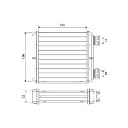 šilumokaitis, salono šildymas VALEO 811629