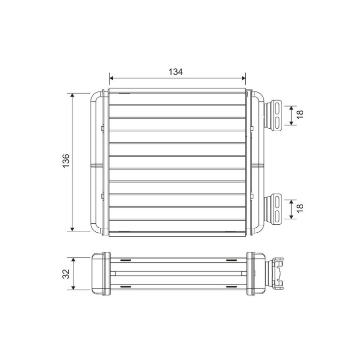 šilumokaitis, salono šildymas VALEO 811629