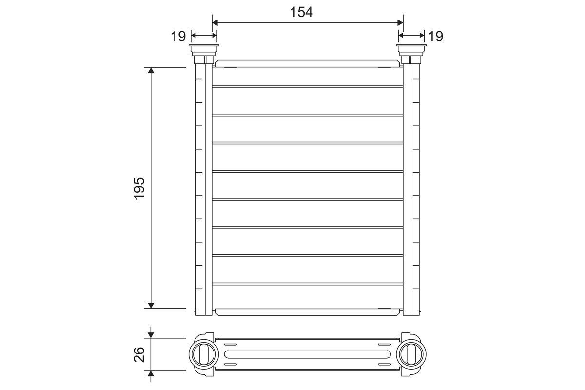 šilumokaitis, salono šildymas VALEO 811641