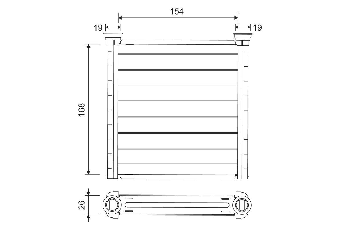 šilumokaitis, salono šildymas VALEO 811649