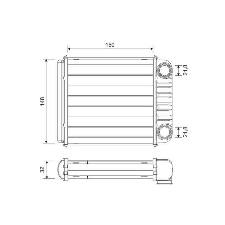 šilumokaitis, salono šildymas VALEO 811650