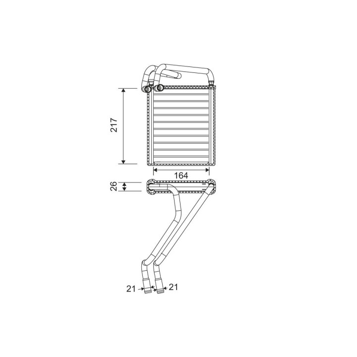 šilumokaitis, salono šildymas VALEO 811653