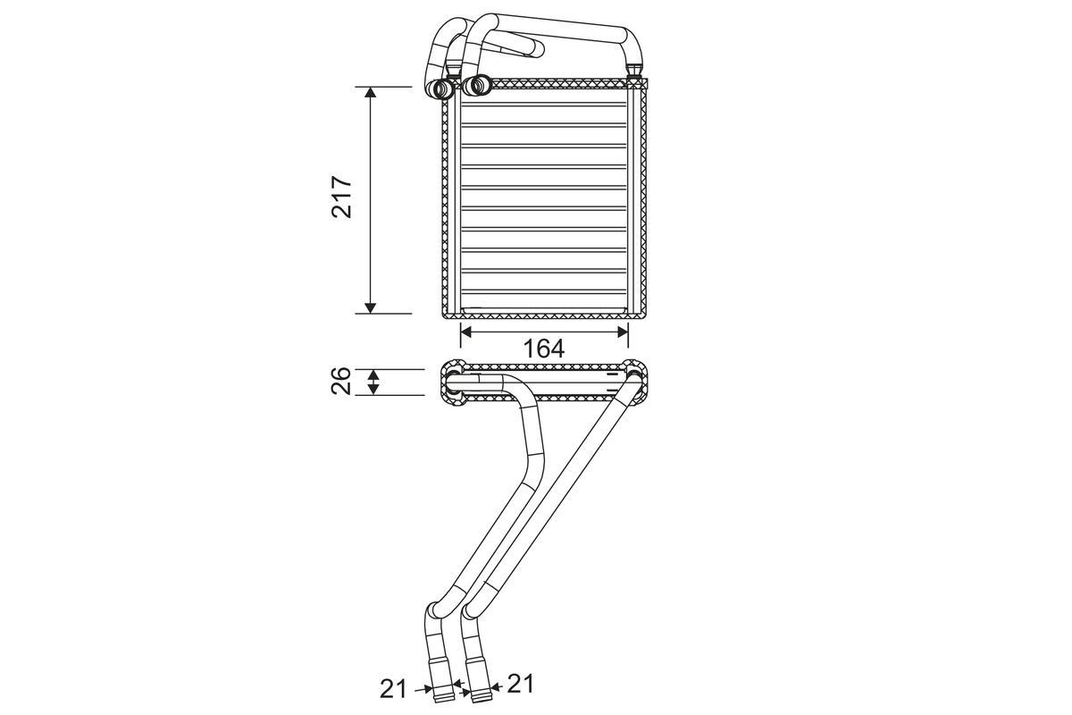 šilumokaitis, salono šildymas VALEO 811653