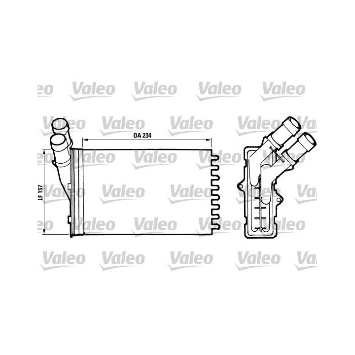šilumokaitis, salono šildymas VALEO 812005