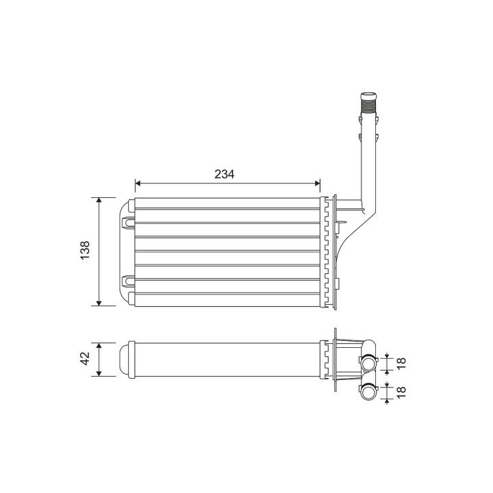 šilumokaitis, salono šildymas VALEO 812016