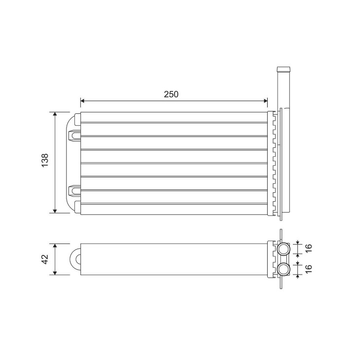 šilumokaitis, salono šildymas VALEO 812058