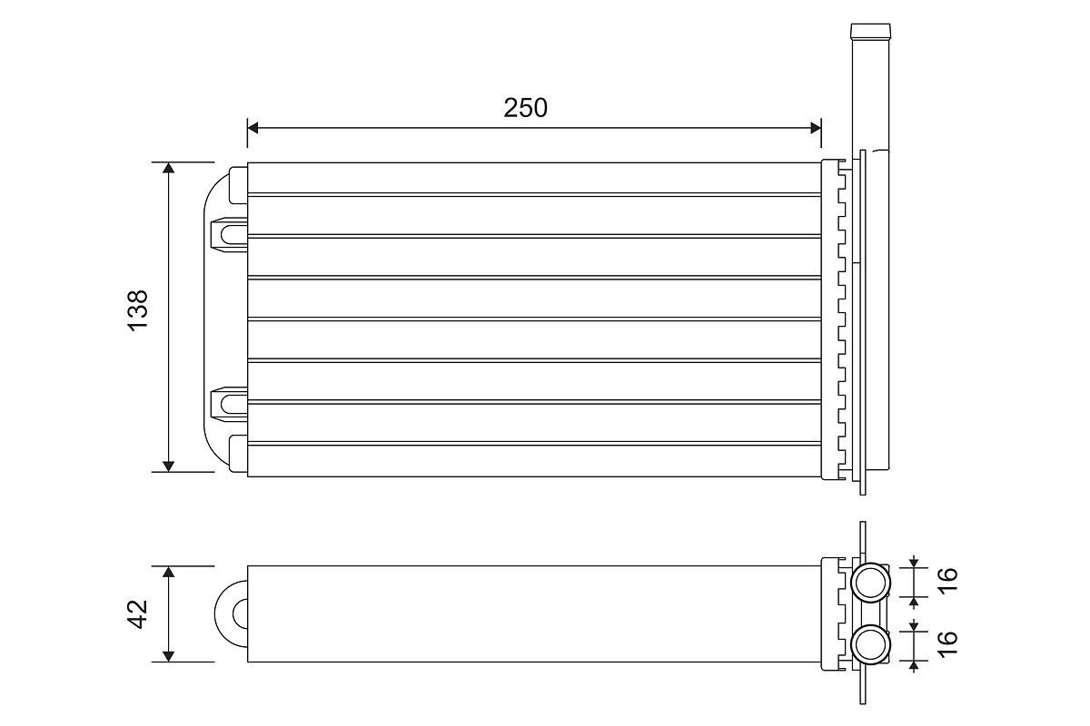 šilumokaitis, salono šildymas VALEO 812058