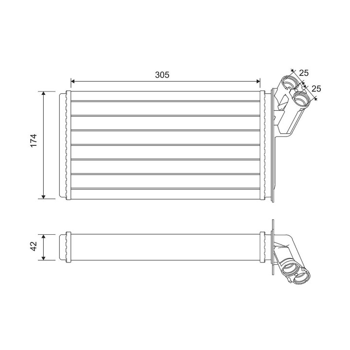 šilumokaitis, salono šildymas VALEO 812116