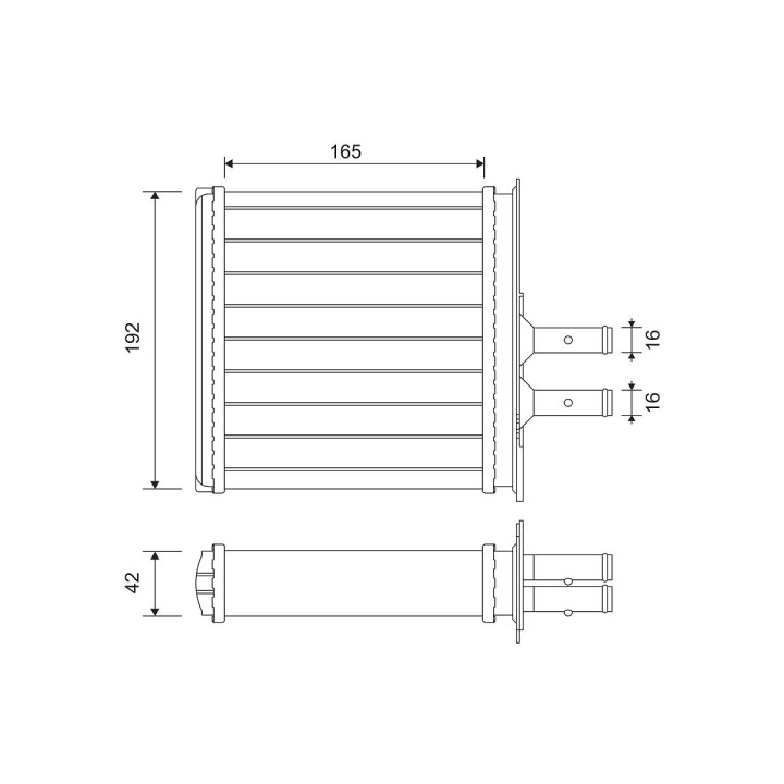 šilumokaitis, salono šildymas VALEO 812145
