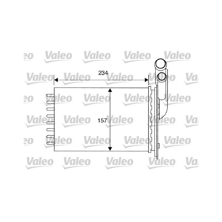 šilumokaitis, salono šildymas VALEO 812157