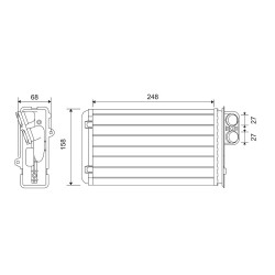 šilumokaitis, salono šildymas VALEO 812161