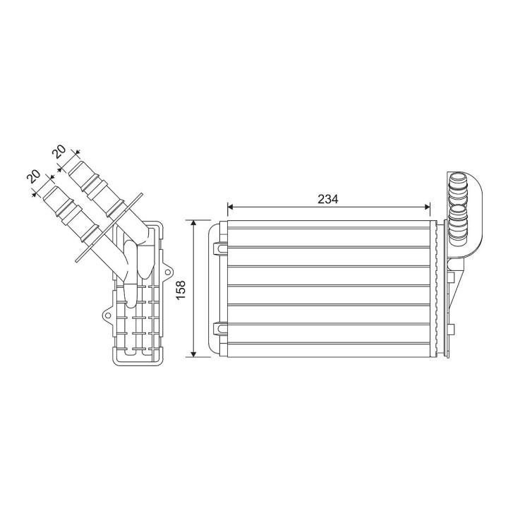 šilumokaitis, salono šildymas VALEO 812169