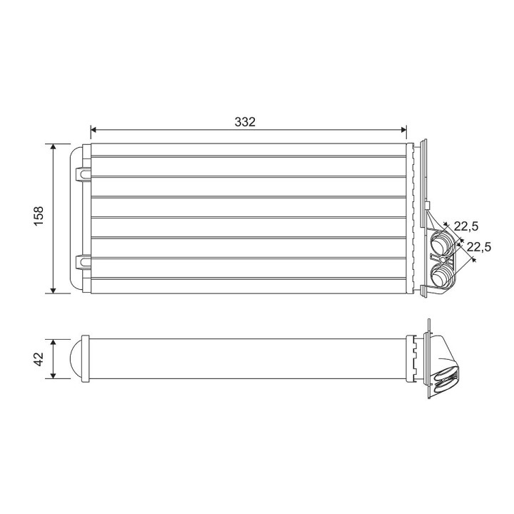 šilumokaitis, salono šildymas VALEO 812170