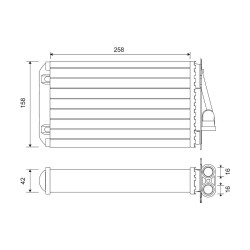 šilumokaitis, salono šildymas VALEO 812194