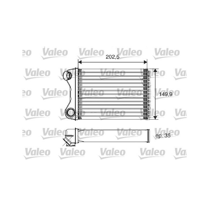 šilumokaitis, salono šildymas VALEO 812211