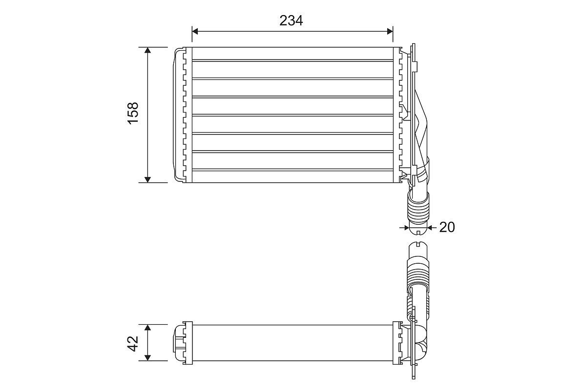 šilumokaitis, salono šildymas VALEO 812223