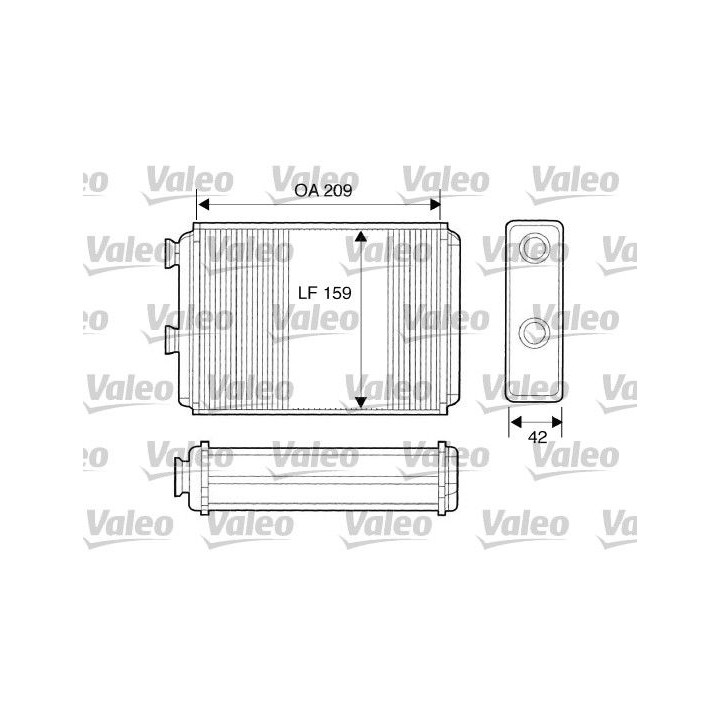 šilumokaitis, salono šildymas VALEO 812280
