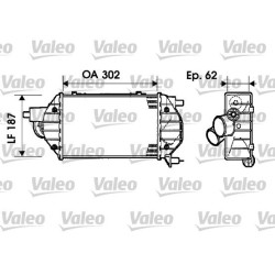Tarpinis suslėgto oro aušintuvas, kompresorius VALEO 817900