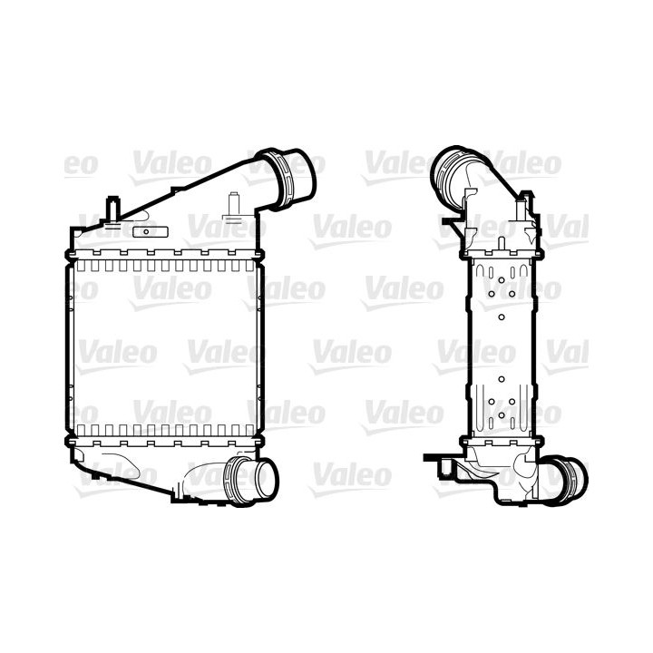 Tarpinis suslėgto oro aušintuvas, kompresorius VALEO 818250