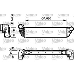 Tarpinis suslėgto oro aušintuvas, kompresorius VALEO 818772